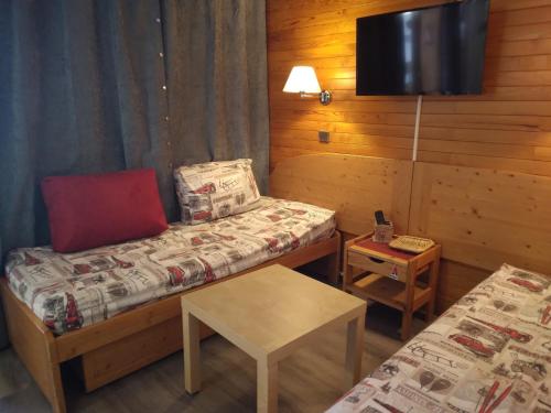 Studio Plagne Bellecôte, 1 pièce, 4 personnes - FR-1-181-2376 - Location saisonnière - La Plagne-Tarentaise