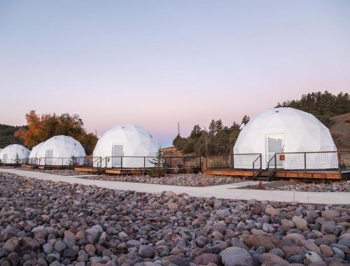 Pagosa River Domes in Pagosa Springs, USA