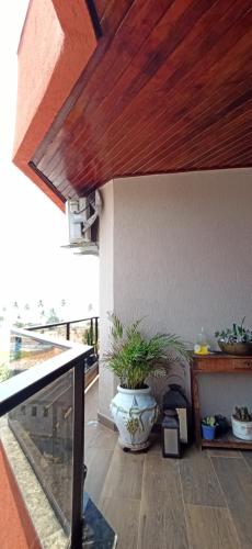 Balcony/terrace, Apartamento Show! na Enseada Guaruja SP in Vila Julia