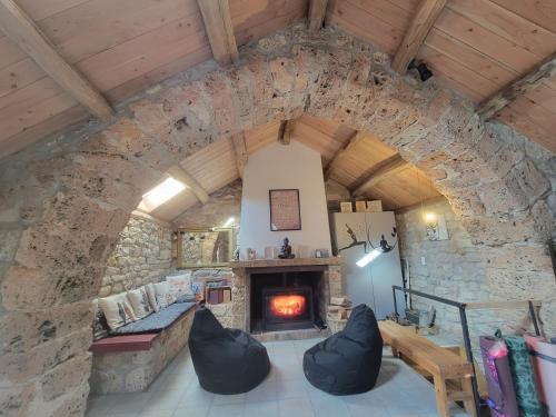 Maison des biches gîte à louer Viala-du-Pas-de-Jaux