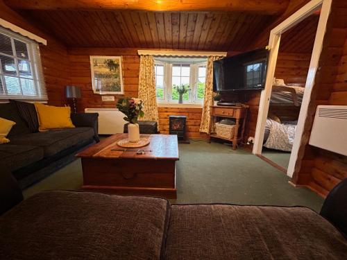 Cosy Log Cabin Snowdonia Eryri in Trawsfynydd