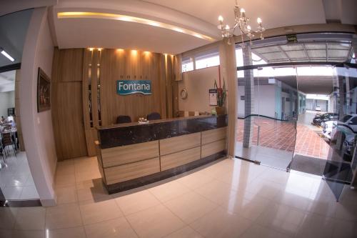 Koplietošanas atpūtas telpa ar TV, Hotel Fontana in Tapejara (Rio Grande do Sul)
