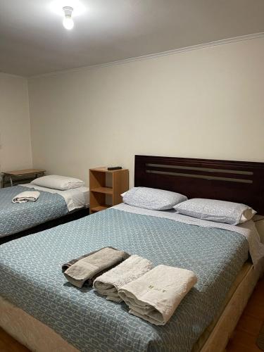 Habitación con AC - 2 camas baño privado