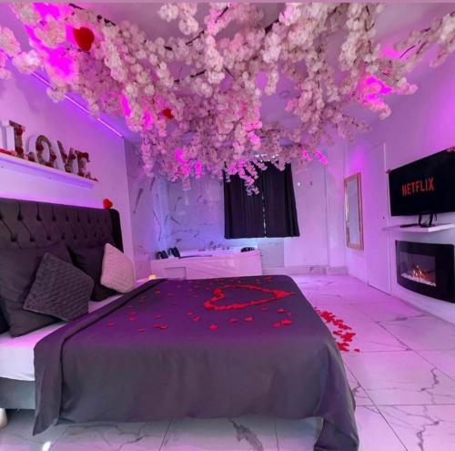Love Room Appartement Spa Jacuzzi et Terrasse - Location saisonnière - Montmorency