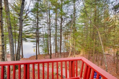 Lakefront Rhinelander Cabin with Dock and Fire Pit!