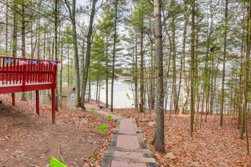 Lakefront Rhinelander Cabin with Dock and Fire Pit!