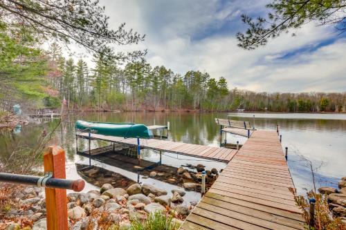 Lakefront Rhinelander Cabin with Dock and Fire Pit!