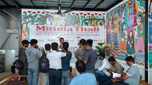 Mithila Thali By Chef Santosh Shah in Джанакпур