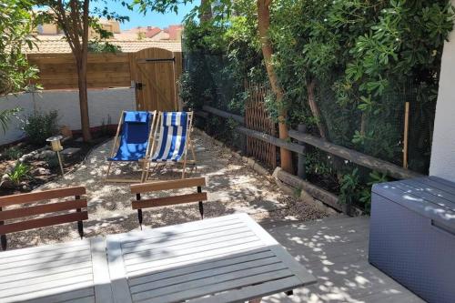 La Cabane bleue - Charmant Studio avec terrasse et jardin - Location saisonnière - Sausset-les-Pins