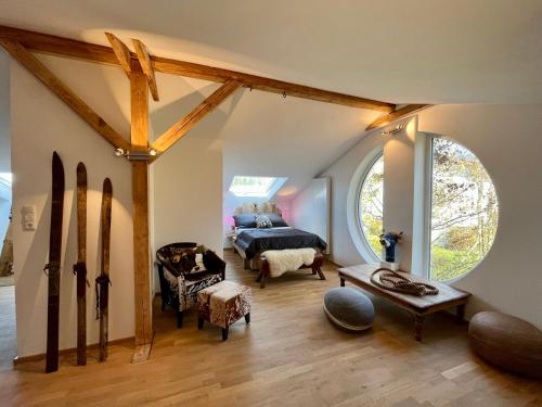 Glückliche Kuh-Villa - Achtsamer Rückzugsort mit Traumgarten, Schwimmteich & Raum zum Sein - Allgäu (Gluckliche Kuh-Villa - Achtsamer Ruckzugsort mit Traumgarten, Schwimmteich & Raum zum Sein bis 18 Pe) in Mariaberger