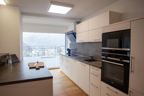 Penthouse Visp - mit großer Dachterasse und Panoramablick