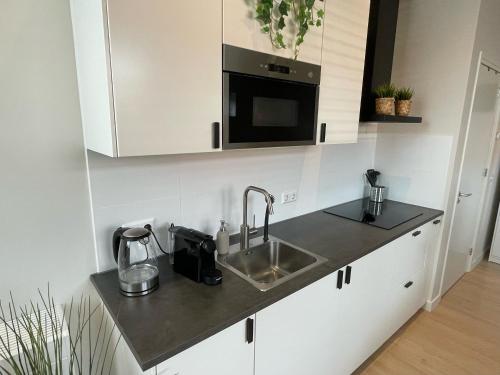 Cocina, Studio River, Luxe dichtbij strand en Duinen in Egmond aan Zee