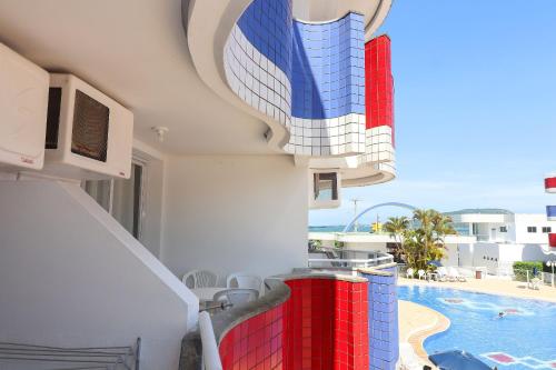 Ótimo vista mar e piscina - BO01I