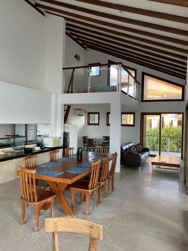 Koplietošanas atpūtas telpa ar TV, Taiba Beach Resort Casa com piscina in Sao Goncalo do Amarante