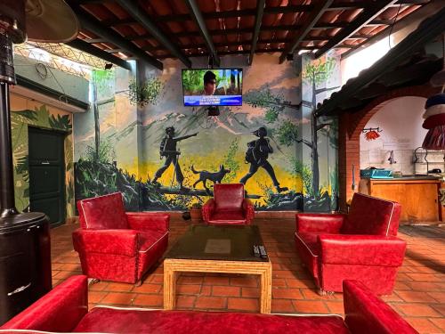Phòng chờ chung/khu vực TV, Greenhouse Bolivia in La Paz