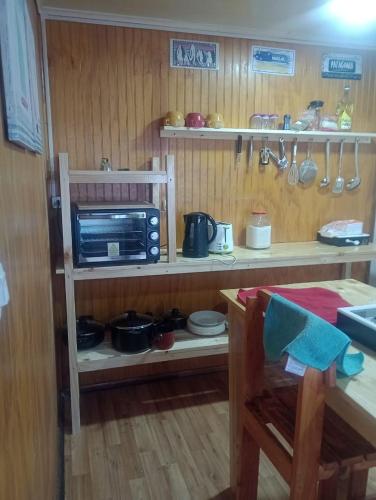 주방, Isla yu backpacker in 푸에르토 나탈레스