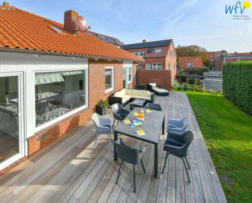 ระเบียง/ชานเรือน, Bungalow Hasela mit Workation in จูอิส์ท