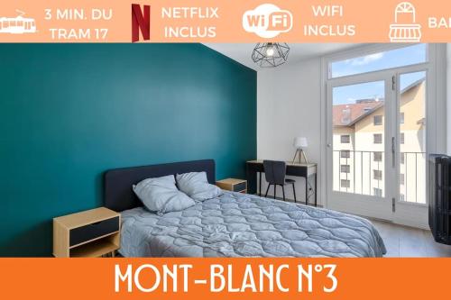 ZenBNB / Mont-Blanc n°3 / Colocation / Tram 17 - Location saisonnière - Annemasse