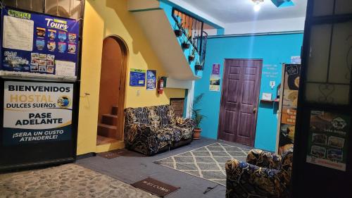 大堂, Hostal Dulces Sueños (Hostal Dulces Suenos) in 帕納哈切爾