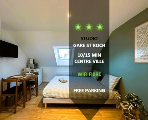 L'Esprit Vert Rivage ~Gare St ROCH ~FREE Parking - Location saisonnière - Amiens