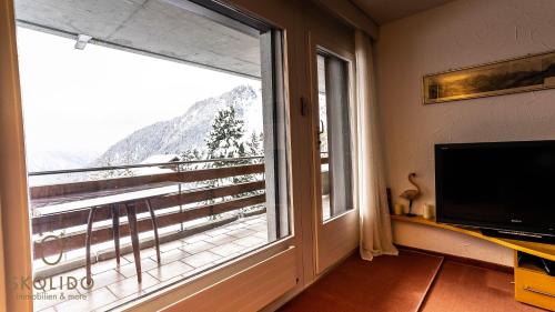 陽台/露台, Apartments Riederhof, Riederalp in 里德拉爾普