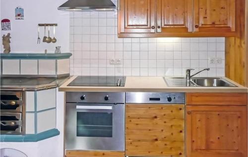 廚房, 埃本公寓 (Große Ferienwohnung Grossarl) in 格羅斯薩爾