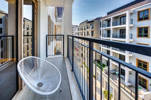 Balcony/terrace, Beautiful 1 bedroom in Port De La Mer near Nikki Beach Dubai
