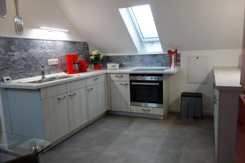 ห้องครัว, Ferienwohnung Solling Niedersachsen in อุสลาร์