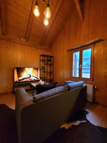  Forest View Apartment in Leissigen by Interlaken with No Kitchen in Leissigen