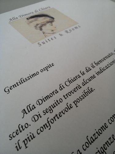 Alla dimora di Chiara Suite and Rooms