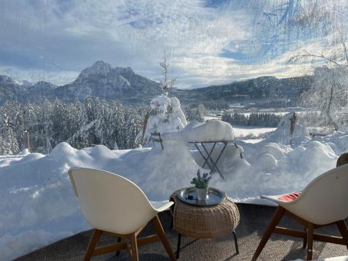 Kilátás, Bubble Tent Füssen im Allgäu (Bubble Tent Fussen im Allgau) in Hopfen Am See