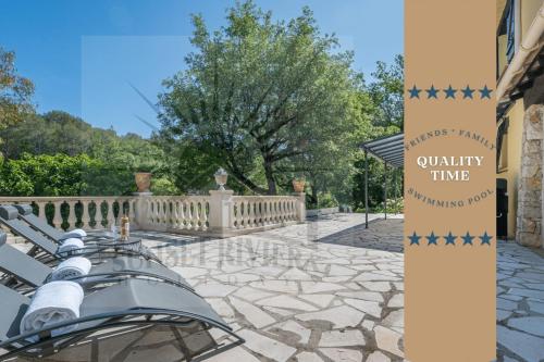 LES CIGALES Villa for 8 by Sunset Riviera Holidays - Location saisonnière - Roquefort-les-Pins