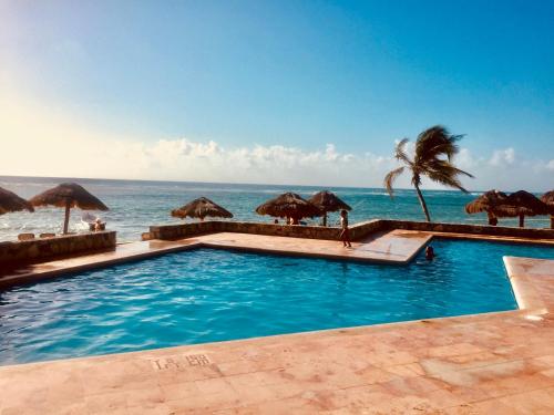 Beachfront Hammock Heaven in Akumal, Mexico