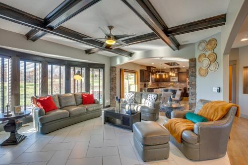 Luxe Missouri Getaway with Hot Tub and Fire Pit! in Oak Grove, USA