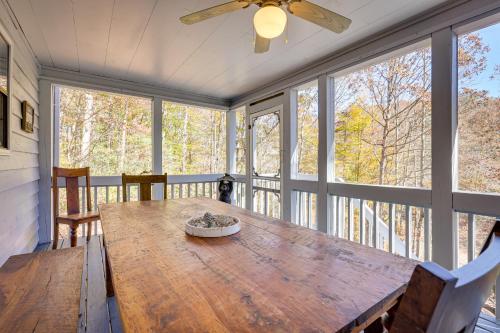 Blairsville Cabin with Hot Tub on Nottely Lake!