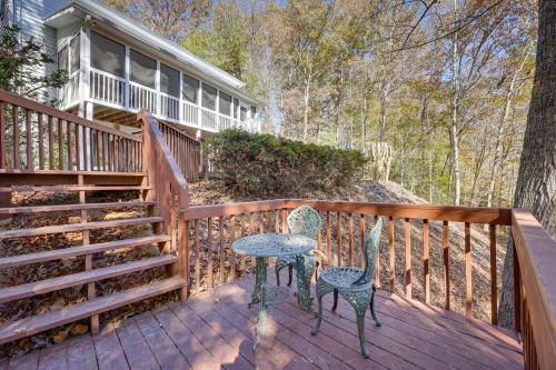 Blairsville Cabin with Hot Tub on Nottely Lake!