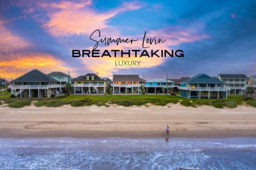 New! Luxurious 3 Bed Sleeps 12 Epic Views Wow in Crystal Beach, USA