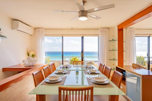 Amazing Caribbean Ocean view at Villas Marlin in Cancun, Cancún