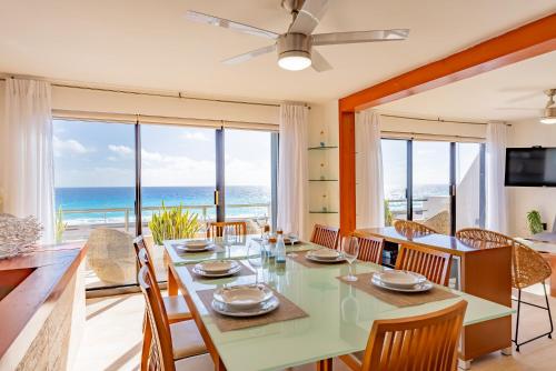 Amazing Caribbean Ocean view at Villas Marlin in Cancun, Cancún (Foto 5)