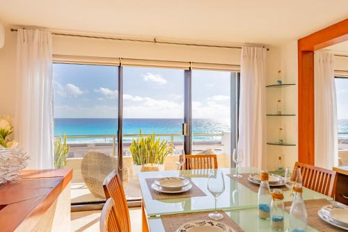 Amazing Caribbean Ocean view at Villas Marlin in Cancun, Cancún (Foto 9)
