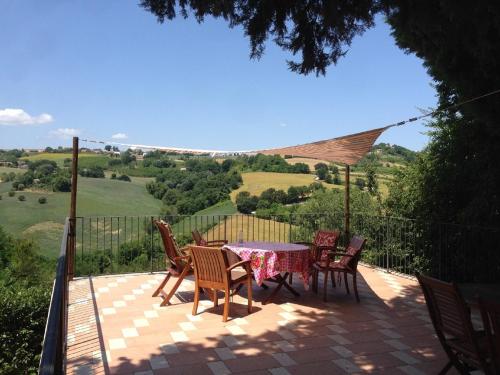 View, Country House Montesoffio in Barchi (Pesaro)