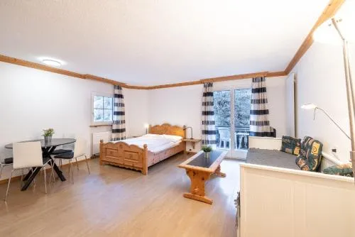 2203 Modernes Studio mit Balkon in Vulpera, Schweiz