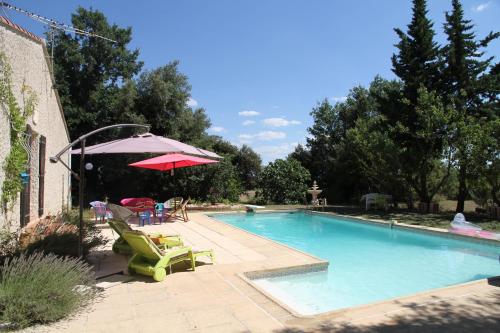 La Roseraie de l'Elaeis - Piscine privée - Location saisonnière - Montmeyan