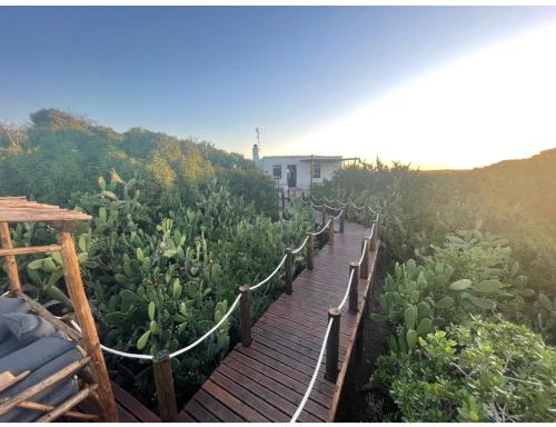 Erkély/terasz, Ostrich cottage at Les Wings private game farm in Jongensfontein