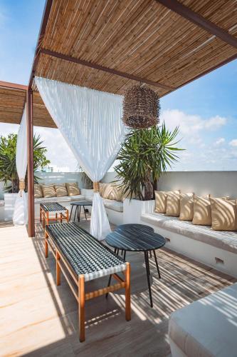 陽台/露台, Terrasse Hotel Playa del Carmen in 普拉亞德爾卡曼