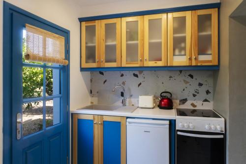 Kjøkken, Phlea Farm Studios near Leros kommunale lufthavn