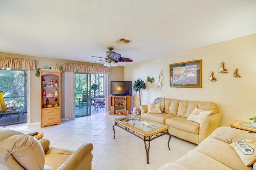 Sebastian Home with Screened Lanai 8 Mi to Beach!