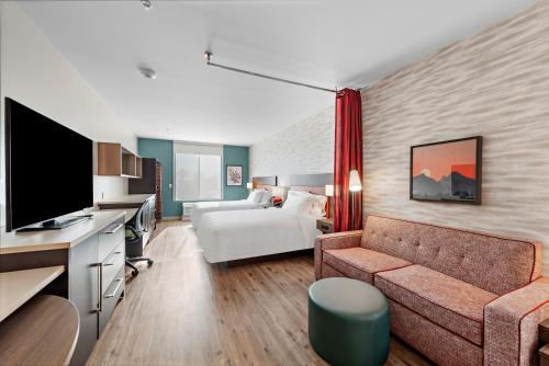 Home2 Suites by Hilton San Bernardino - 공용 라운지/TV 시청 구역
