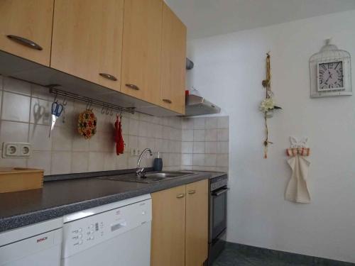 廚房, Apartment in Kreischa 3123 in 克賴沙