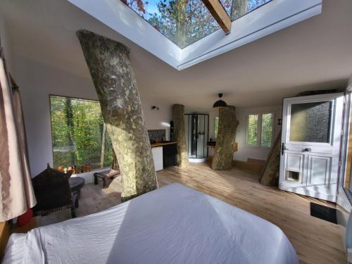 La maison dans l'arbre in Coulanges-la-Vineuse